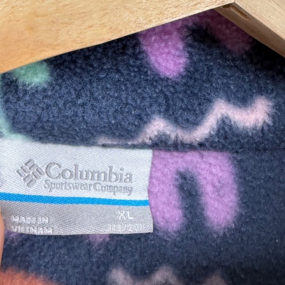 Columbia Benton Springs II Bison Bear GIRLS XL,18/20 Fleece Full-Zip Jacket 2942 - Picture 8 of 11